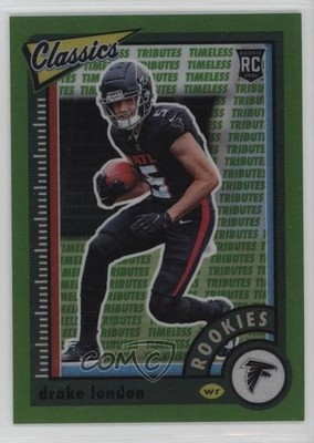 2022 Panini Classics Rookies /20 Drake London #162 Rookie RC 1cz3