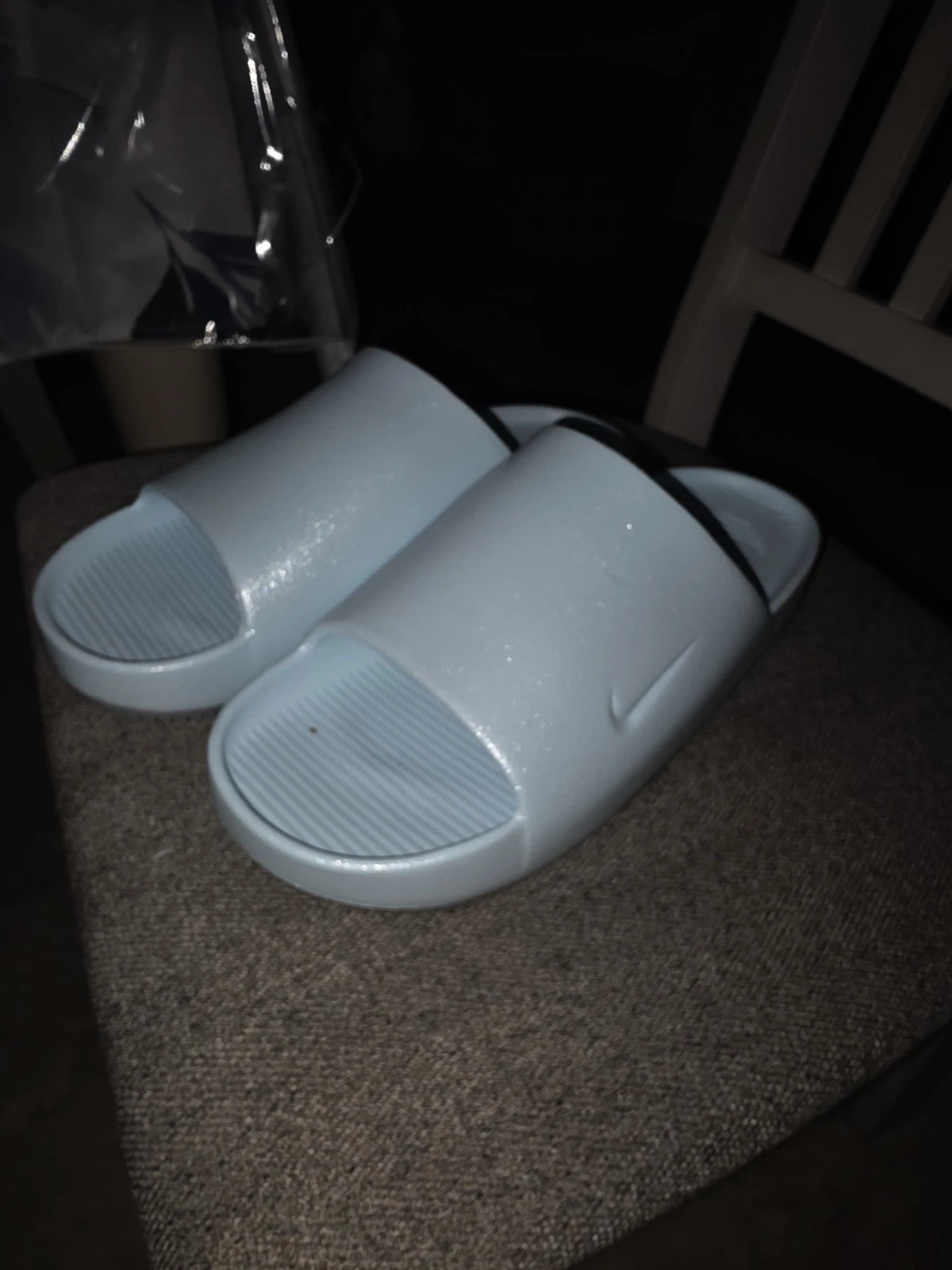 NUOVO Nike Calm Slides Donna Taglia 11 UOMO 10 Blu