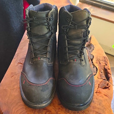 Red Wing 2400 Mens 14 EE Safety Toe EH Work Boots Black Leather USA Made