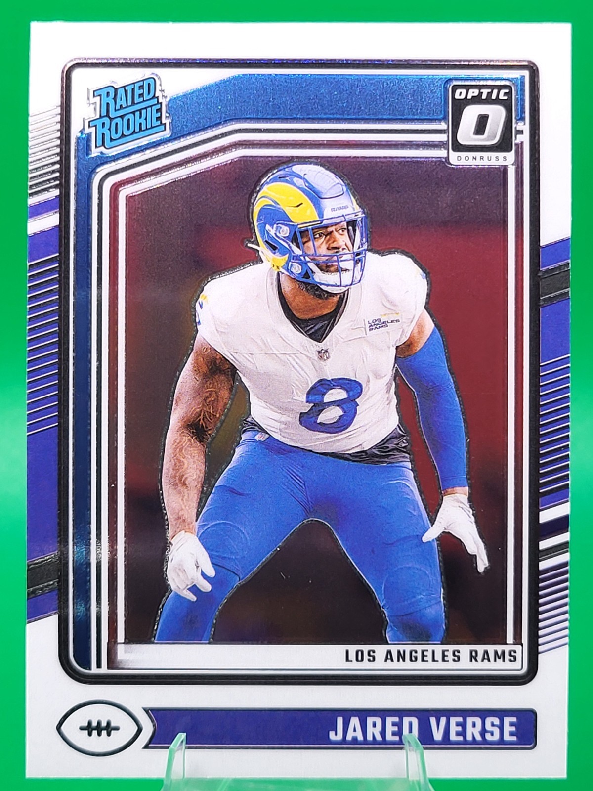 Jared Verse 2024 Donruss Optic Rookie #242 Los Angeles Rams Rookie