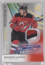 2019 SP Game Used Red Spectrum Premium Materials 14/15 Brandon Gignac Auto 0c3