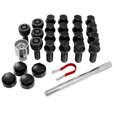 Mercedes Vito W639 Wheel Bolts Forged Package with Lock Bolts 2003 to 2014