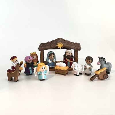 Children s Nativity Set Joyin Brand Colorful Fun Gift Whimsical Christmas