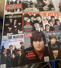 Lot Of 9 The Beatles Magazines LIFE, Rolling Stone, Newsweek + History