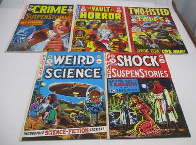 1986 Lot 5 EC Classics # 2 3 4 6 8 WEIRD SCIENCE VAULT OF HORROR etc... CM416