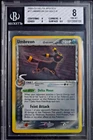 2005 POKEMON EX DELTA SPECIES #17 UMBREON-HOLO PSA/BGS 8 (POP 11) 9.5 SUB GRADE
