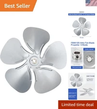 FB99100 Attic Fan Blade Propeller - 12" Metal, 5 Blade for Optimal Ventilation