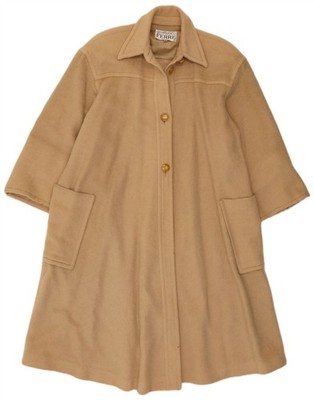 Gianfranco Ferre Damen Oversized Mantel IT 40 Small Beige CI01