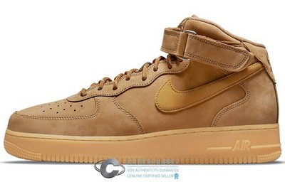 Size 9.5 - Nike Air Force 1 '07 Mid Flax for sale online | eBay