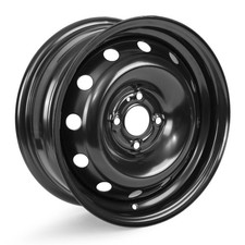 New 15 X 5.5 Replacement Wheel Rim For Toyota Yaris 2006-2012 Black Steel Rim