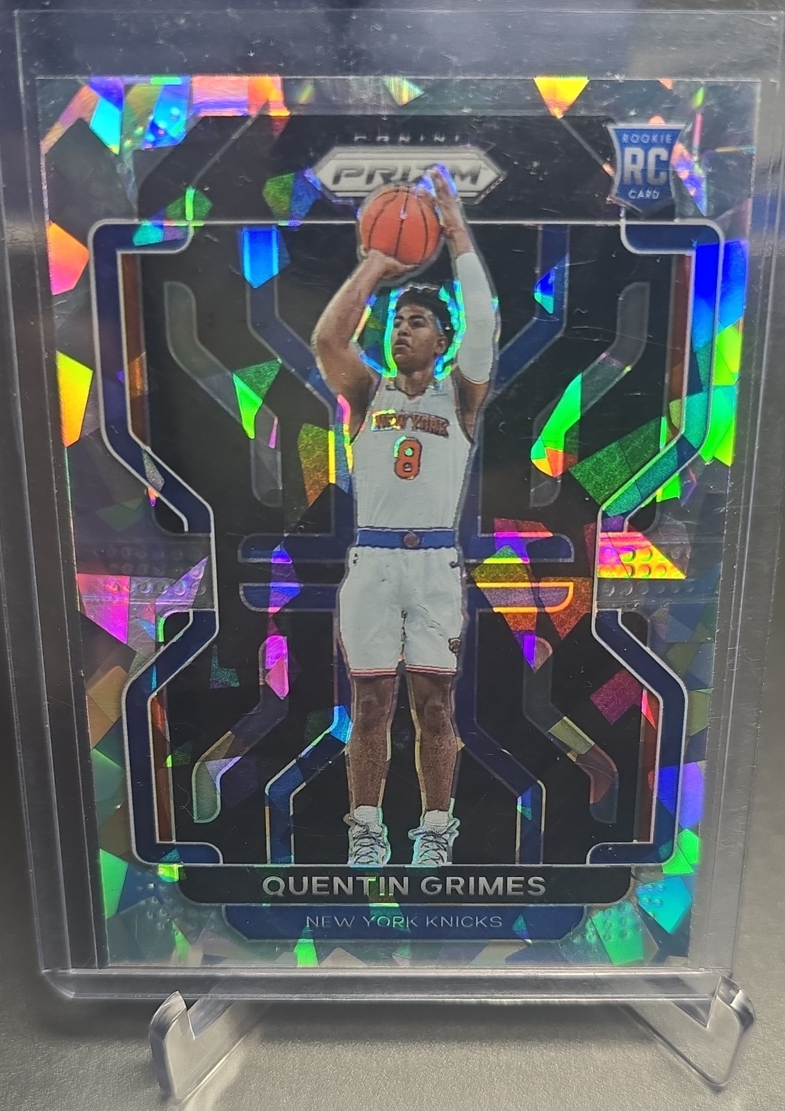 2021-22 Panini Prizm - Quentin Grimes #285 Ice Prizm (RC)