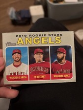 2019 Topps Heritage - Rookie Stars Ty Buttrey, Francisco Arcia, Williams Jerez 