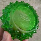 Perfect FENTON Beautiful Green💚  Hobnail Glass ASH TRAY Happy St. Patricks Day