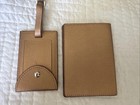 Passport Holder And Matching Luggage Tag For Travel. Shimmery Vegan Leather — photo 5