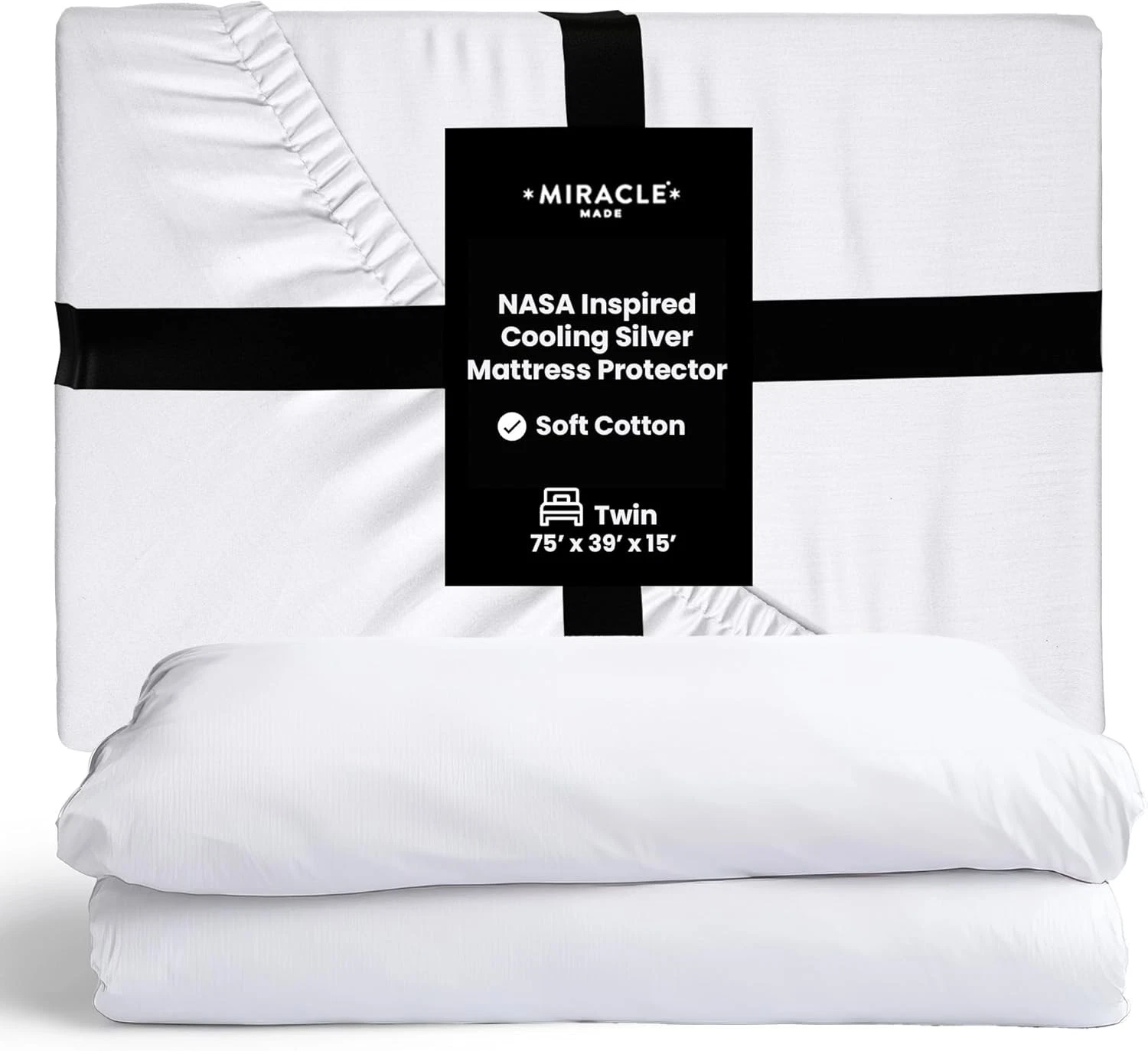 Mattress Protector – Silver-Treated Cotton Fabric – Water-Resistant Breathable