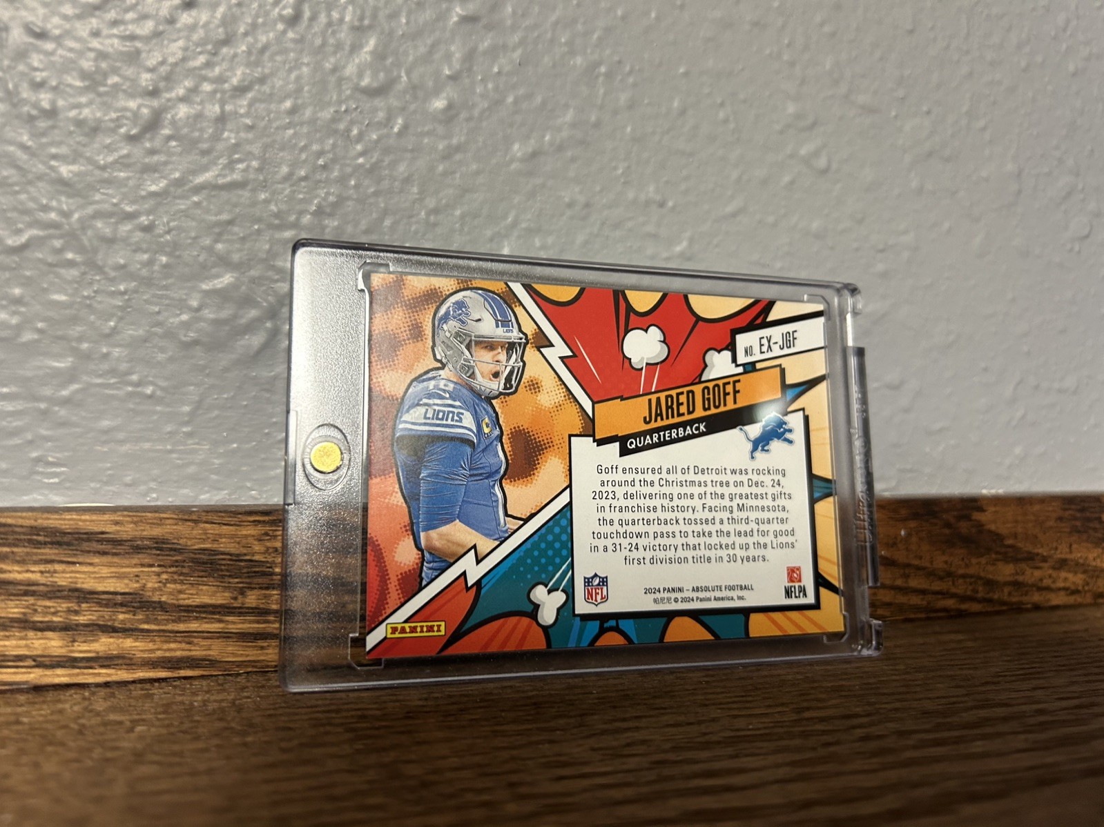2024 Panini Absolute - Explosive Jared Goff IN MAG  #EX-JGF