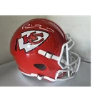 Patrick Mahomes II Kansas City Chiefs autographed helmet Beckett BAS witnessed