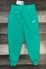 NIKE ALL KIDS FIT SPORTSWEAR CLUB FLEECE JOGGERS YOUTH LARGE GREEN NWT