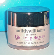NEW - JUDITH WILLIAMS LIFE LONG BEAUTY - WHITE ROSE FACE CREAM 100ml.