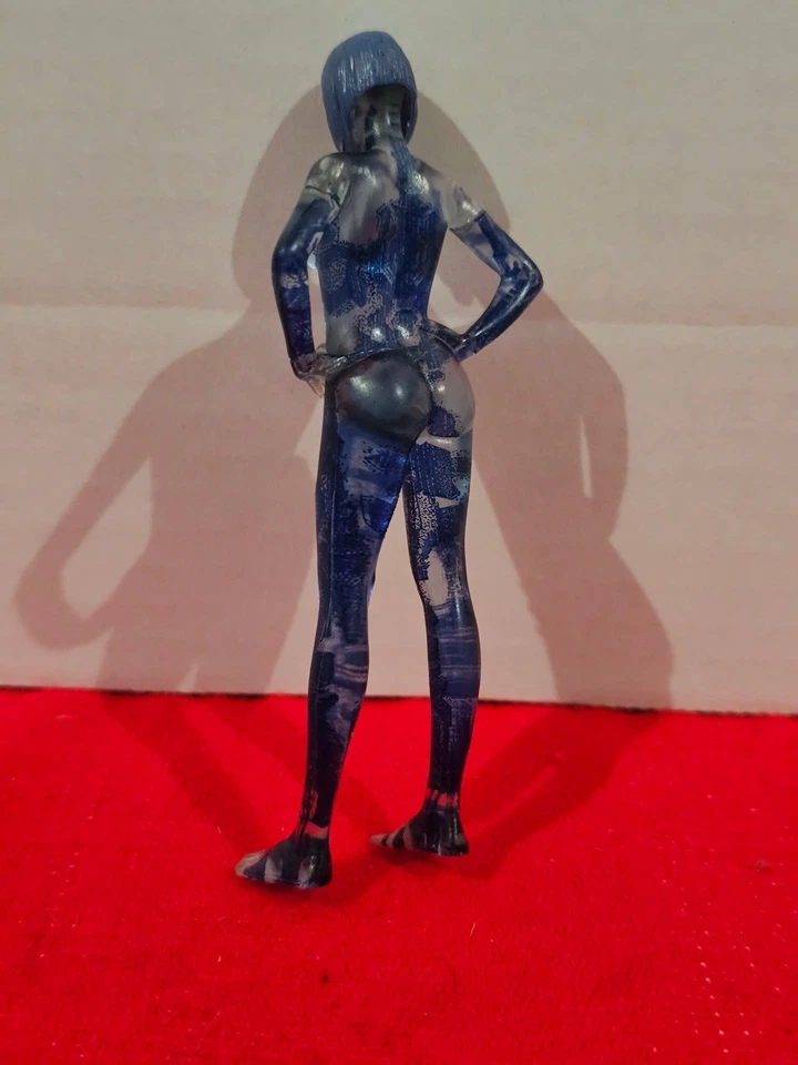 McFarlane Halo 3 Cortana Series 1 Translucent Figure NO Light-Up Base 2008 - Image 2 of 2