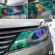 12x48 Gloss Headlight Tint Film Taillight Vinyl Wrap Fog Light Neo Pearl Color 12x48 Gloss Headlight Tint Film Taillight Vinyl Wrap Fog Light Neo Pearl Color