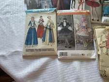 Women's Halloween Costumes retro sewing patterns U-Pick