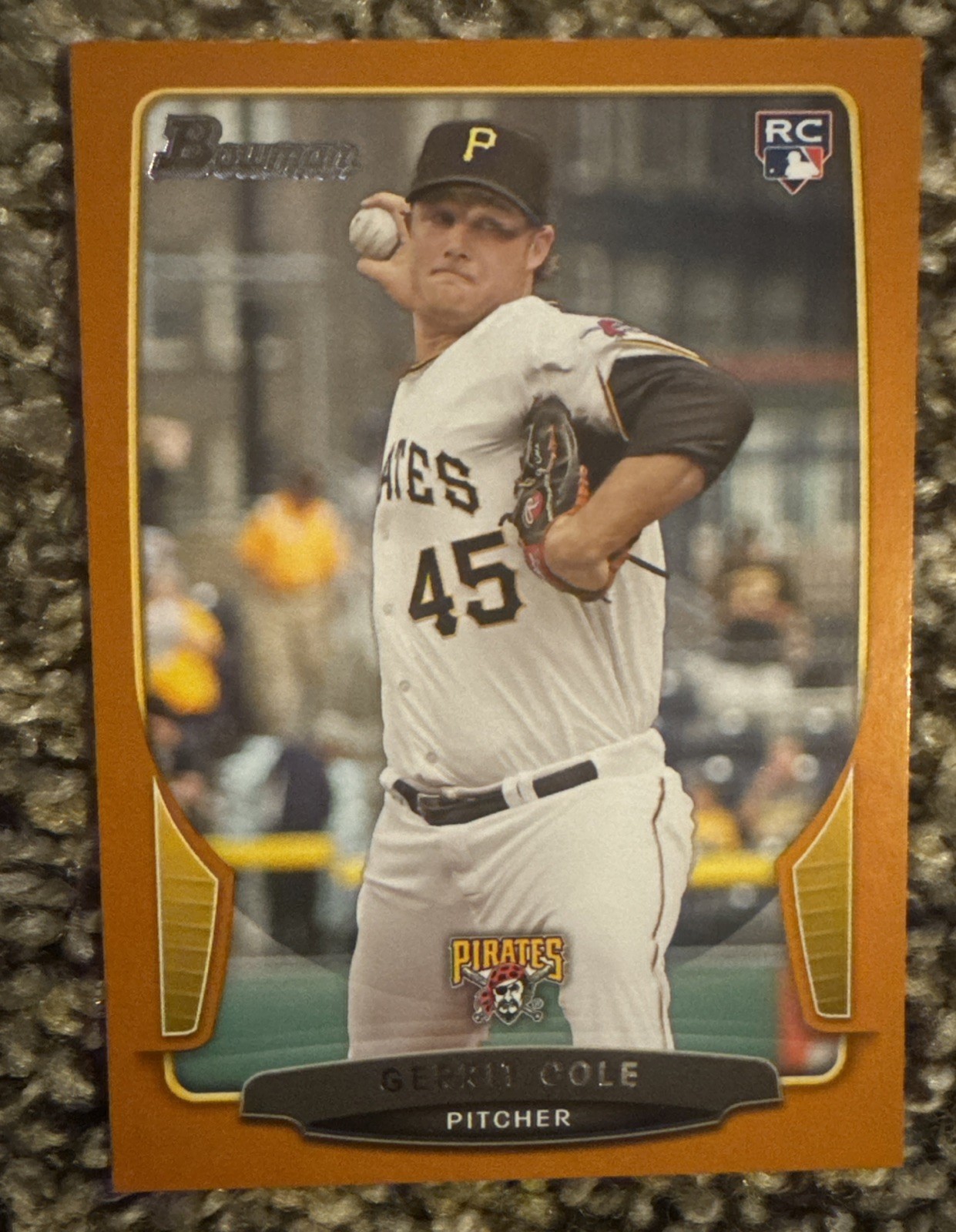 2013 Bowman Draft Orange /250 Gerrit Cole #6 Rookie RC