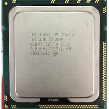 Matched Pair 2 PC Xeon X5670 2.93GHz Six-Core CPU Processor SLBV7 LGA 1366 #zv