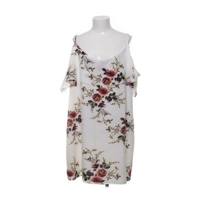 Yoins, Bluse, Größe: XXL, Weiß/Mehrfarbig, Blumen, Damen #hgA