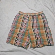 Vintage Polo Ralph Lauren Plaid Shorts Size Medium