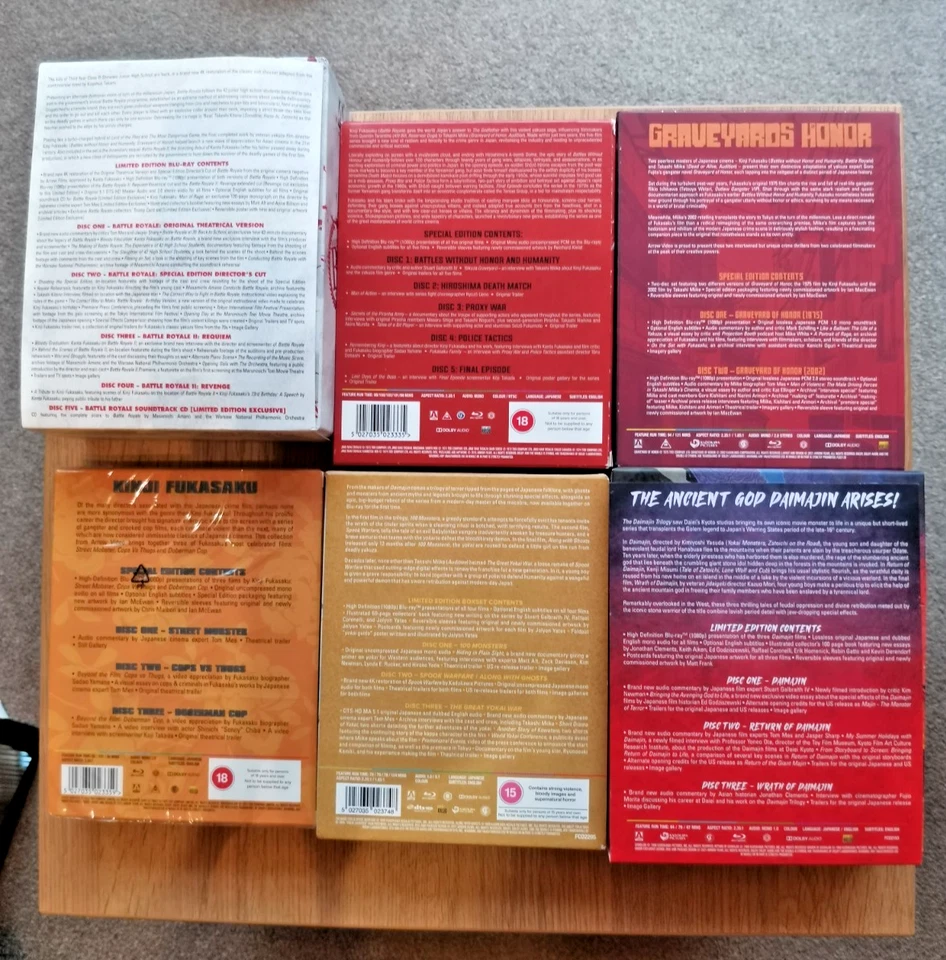 Arrow Video Japanese Blu Ray Boxset Collection 19 Films in Total  - Image 3 of 3