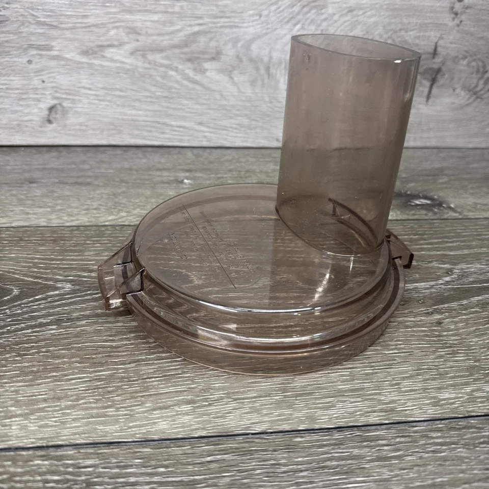 Robot Coupe Food Processor R-2 Bowl Lid Amber Genuine France - Image 2 of 4