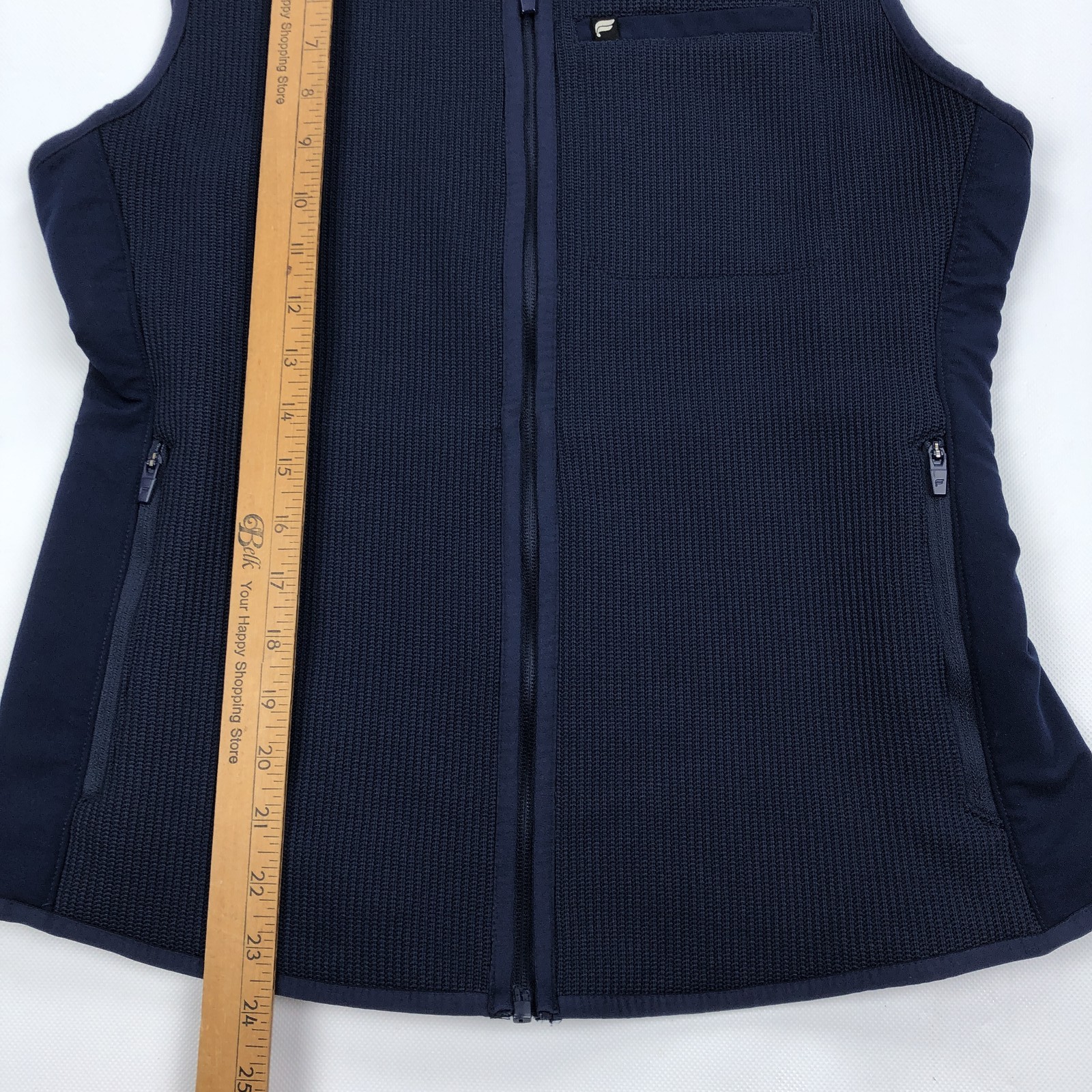 Fabletics Women's Blue Full Zip Performance Vest … - image 3