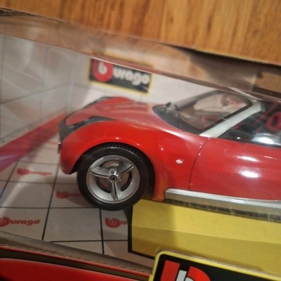 smart cabrio 1/18 ダイキャスト製モデル レッド BURAGO 1/18 SCALE SMART ROADSTER RED #34099 DIAMOND COLLECTION DIE