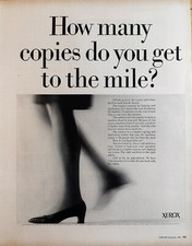 1966 Xerox Copier Machine Vintage B&W Print Ad