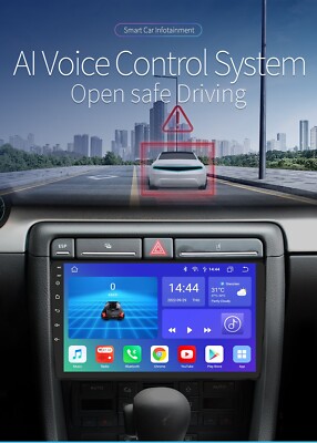 9'' Android For Audi A4 2000-2009 Car Stereo Radio CarPlay GPS Navi Wifi BT 4+32G