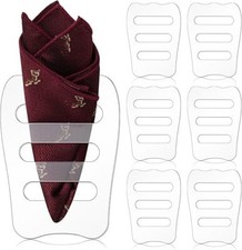 Clear Invisible Pocket Square Holder for Men Black Pocket Square Organizer