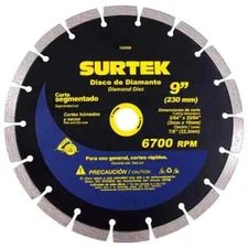 SURTEK 123468 DIAMOND DISC 9 SEGMENT RIM