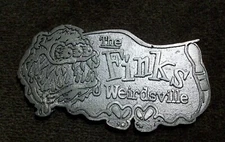FINKS WEIRDSVILLE UNPAINTED RAT FINK GANG Hot Rod Classic Car Club Plaque Plate