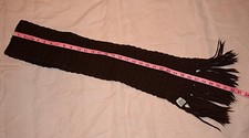 Scarf  Brown  54" x 6"  100 Acrylic  Japan
