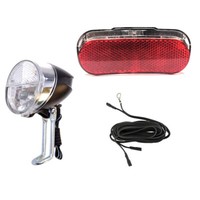 Fahrrad Led Beleuchtung Vorderlicht 20 Lux RüCklicht Mit Standlicht FüR Dynamos