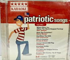 Karaoke Patriotic Songs Volume 1 CD Alan Jackson Brooks  Dunn Toby Keith  More