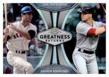 2019 Topps Chrome Greatness Returns Refractors #GRE-1 Carl Yastrzemski Red Sox