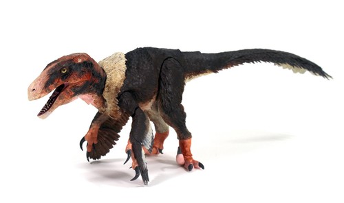 Achillobator White Maned 1:18 Raptor Beasts of the Mesozoic Cyberzoic Dinosaur - Bild 1 von 4