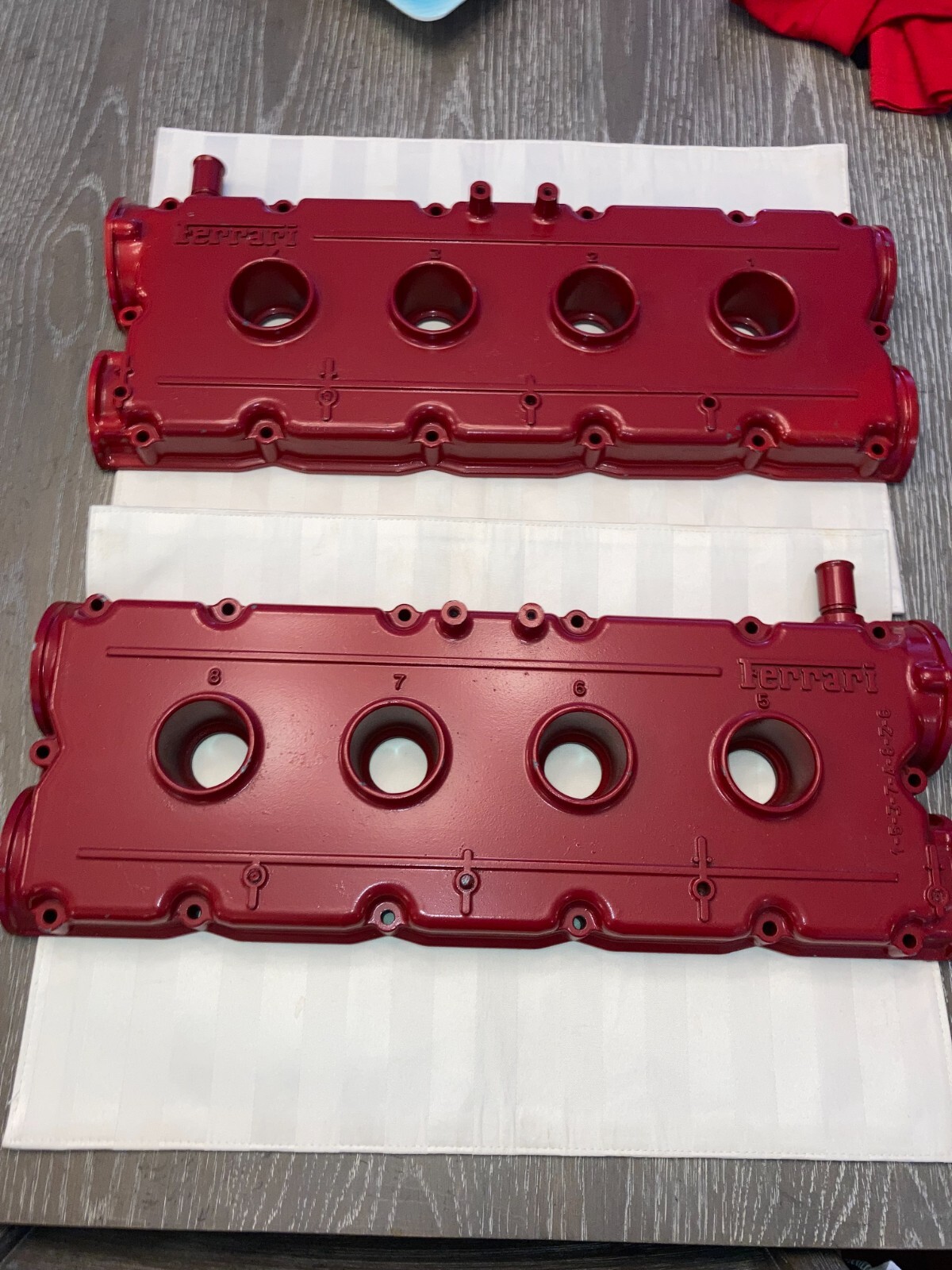 FERRARI 348  valve covers PAIR RIGHT AND LEFT
