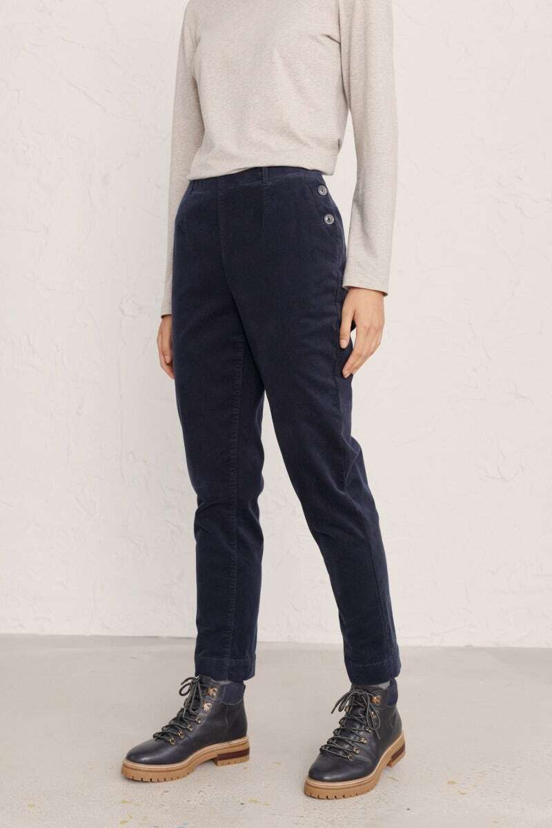Seasalt Women's Trousers navy Crackington Trousers Regular