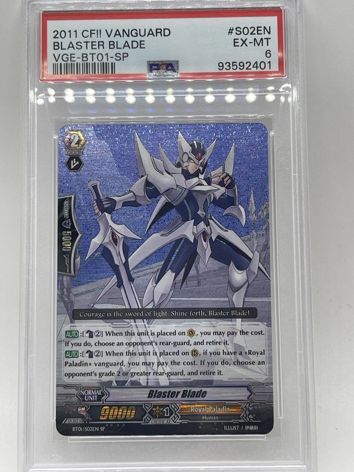 Blaster Blade (SP) PSA 6 EX-Mint - 2011 - BT01/S02EN - SP Cardfight Vanguard - Image 3 of 4