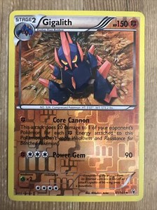 Pokémon TCG Gigalith Noble Victories 61/101 Reverse Holo Rare LP