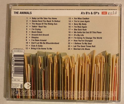 The Animals - CD de A's B y EP - Imagen 2 de 3