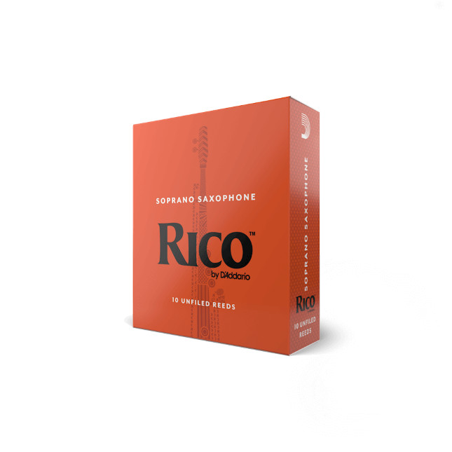 Anches D'Addario RICO pour saxophone soprano toutes forces de grattage